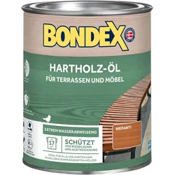 Bondex Hartholz-Öl Universal Meranti, 0,75l, extrem wasserabweisend