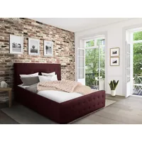 Home Affaire Polsterbett HOME AFFAIRE "Vaine", rot (bordeaux), B:191cm