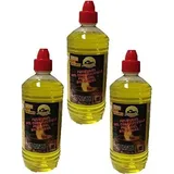 Brenngel 3x 1 Liter für Gelkamine Ethanolkamine Wandkamine Bodenkamine Bioethanol