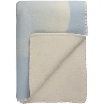 Røros Tweed - MOON Decke, sichelförmig,135 x 200 cm, blue