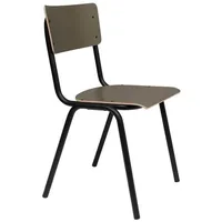 ZUIVER Back to School Stuhl, olive matt