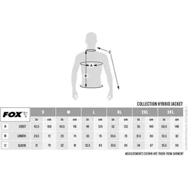 Fox International Fox Collection Hybrid Jacket B/O - Angeljacke, Größe:XXL