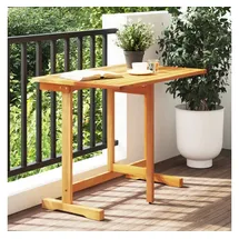 vidaXL Balkontisch Gartentisch 90 x 60 x 72 cm Braun