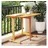 vidaXL Balkontisch Gartentisch 90 x 60 x 72 cm Braun