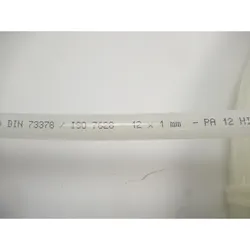 Aircraft Polyamidschlauch Ø12x10mm Ø10mm innen, Ø12mm außen, natur