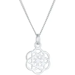 Nenalina Blume des Lebens Ornament Symbol Flower 925 Silber silberfarben Damen 