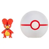 Pokémon Clip'n'Go Poké Balls-Magby & Premierball,