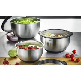 GEFU MUOVO Frischhalteschüssel Silber 24 cm