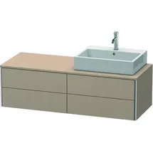 Duravit XSquare Waschtischunterbau wandhängend XS4913, 4 Schubkästen, 1400 x 548mm × 40 × 54,8 cm,