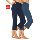 vivance active by lascana Caprihose eng 3/4-Länge Blau 40/42