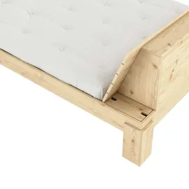 Karup Stauraumbett Layers 140 x 200 cm Kiefer massiv beige
