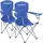 Songmics Campingstuhl 2er Set Blau