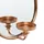 Beliani Wandkerzenhalter Bazarnes Metall Gold