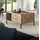 INOSIGN TREVERK Schwarz Eiche 100 x 48 x 60 cm