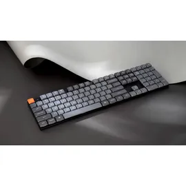 Keychron K5 Max kabellose mechanische Tastatur, QMK/VIA programmierbar, 3-Modus Bluetooth/2.4 GHz/Kabel mit RGB LED, Low Profile Gateron Brown Switch Hot-Swap, PBT Tastenkappen