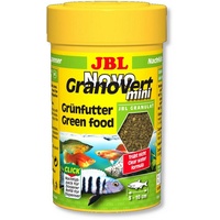 JBL GmbH & Co. KG JBL NovoGranoVert 30095 Alleinfutter für pflanzenfressende Aquarienfische Nachfülldose Granulat, 100 ml