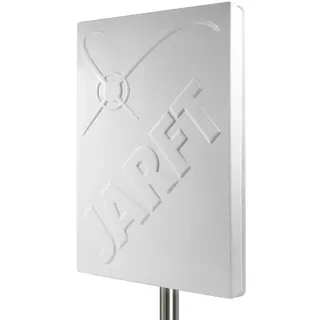 JARFT J4GMB-14 LTE Richtantenne inkl. 5m Kabel - Wetterfeste LTE Außenantenne, 14dBi Leistungsgewinn, Multiband, passend für LTE Router