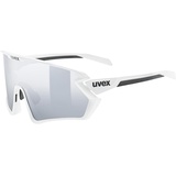 Uvex sportstyle 231 2.0 Set - Sportbrille für Damen und Herren - inkl. Wechselscheiben - beschlagfrei - white-black matt/silver - one size