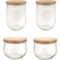 Weck Tulpenform-Glas 1000 ml 4 St.
