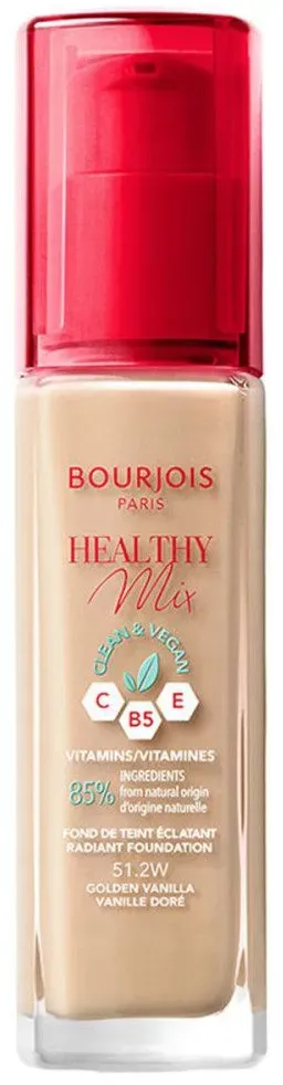 Bourjois - Healthy Mix Clean Foundation - 51.2W Vanille Dorée 30 ml