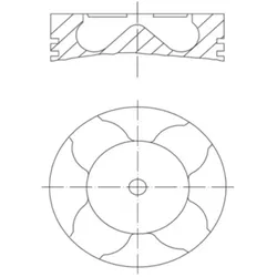 Kolben MAHLE 213 PI 00102 000