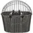 Trixie Front-Fahrradkorb Polyrattan anthrazit