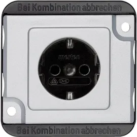 Merten Schuko-Steckdose 1 St. Silber