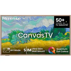 HISENSE QLED-Fernseher "55S7NQ", F (A-G), schwarz, 55, Fernseher, 4K UHD QLED