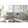 DOMO collection Ecksofa DOMO COLLECTION "BRANDON L-Form, auch in Leder", grau (hellgrau), B:275cm H:80cm T:228cm, Sofas, Ecksofa, inklusive Kopfteilverstellung, wahlweise mit Sitztiefenverstellung