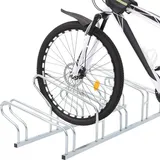vidaXL Fahrradständer für 5 Fahrräder Freistehend