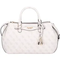 GUESS Handtasche Katya Girlfriend Satchel White Logo