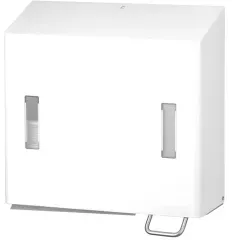 SanTRAL® CPU 2 Schaumseifen- und Handtuchpapierspender 1419952 , Edelstahl, weiß, pulverbeschichtet, R P D