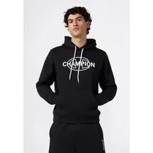 Champion Graphic Hoodie Kapuzensweatshirt Herren Schwarz XL