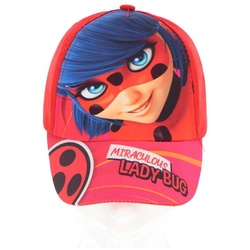 Miraculous – Ladybug Baseball Cap Mädchen Kinder Basecap Kappe Gr. 50 bis 54 rot 54