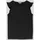 Tom Tailor Denim Damen Top in Crinkle-Optik, Black, M