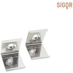 SIGOR Montageklammern / Spannfedern (2er Set) für LED Eckprofil KS-SIG-PROF12 SIG-9851801