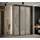 möbel kryspol Schwebetürenschrank Dakota 160 x 235,2 x 45 cm Schwarz