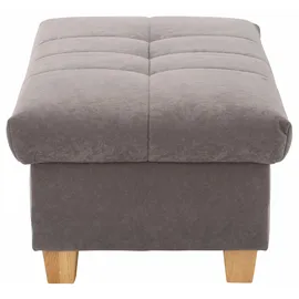 Home Affaire Hocker Lyla mit Stauraum 131 x 42 x 61 cm Grau