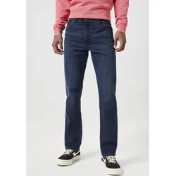 5-Pocket-Jeans WRANGLER "TEXAS SLIM FREE TO STRETCH", Herren, Gr. 31, Länge 30, blau (wild horse), Denim/Jeans, Obermaterial: 91% Baumwolle, 7% Elastomultiester, 2% Elasthan, casual, slim fit, Jeans, Free to stretch material