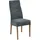Standard Furniture Polsterstuhl NANCY Cord dunkelgrau/braun