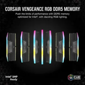 Corsair 64GB (2x32GB) CORSAIR VENGEANCE RGB DDR5-6400 RAM CL32 Arbeitsspeicher Kit