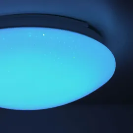 GLOBO RGB LED Deckenleuchte 1 rund weiß