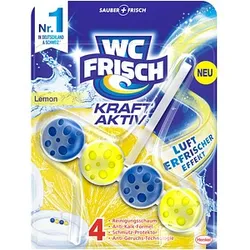 WC FRISCH KRAFT AKTIV WC-Duftspüler Lemon, 50,0 g