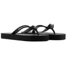 Giorgio Armani Armani Exchange Woman's Cooper, Essential, Printed logo,Flip-Flop Black+ op. white,38 - 38 EU