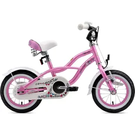 Bikestar Deluxe Cruiser 12" rosa Rücktrittbremse