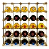 Proregal Weinregal, Natur, Holz, Kiefer, Rechteckig, 52.5x52.5x24.5 cm, Wohnzimmer, Regale, Weinregale