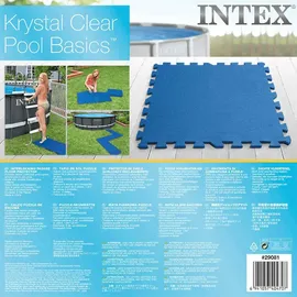 Intex Bodenschutzfliesen blau 50 x 50 cm