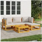 luxuskollektion Festnight Lounge Gartenmöbel Set Holz 5-teilig Balkon