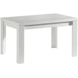 freiraum Kulissentisch Monzi (ausziehbar), (ausziehbar) in weiß matt - 120x78x80cm (BxHxT)