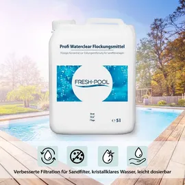 fresh-pool Profi Waterclear Flockungsmittel 5 l